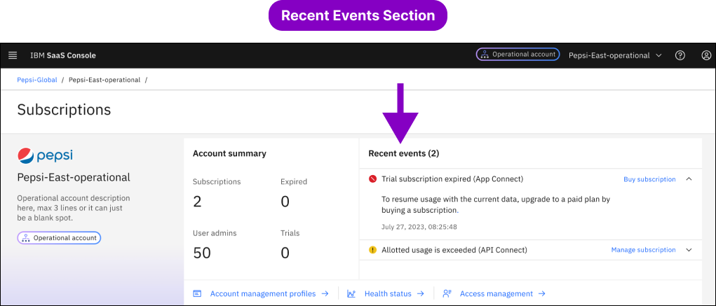 Recent Events Section Image